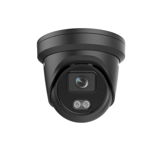HikVision - 4MP ColorVu Fixed Turret Network Camera - Black