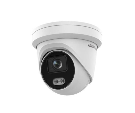 HikVision - 4MP ColorVu Fixed Turret Network Camera - White