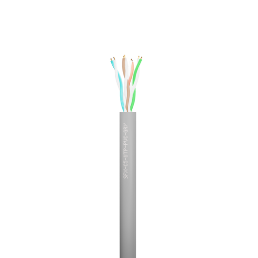 Securi-Flex - Category 5e, 4pr UTP Grey PVC CPR:Eca